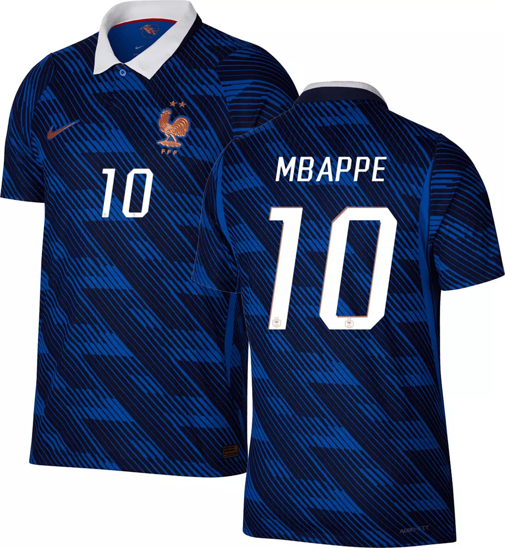 France Kylian Mbappé #10 2026 Fan Jersey - Home (Player Version)