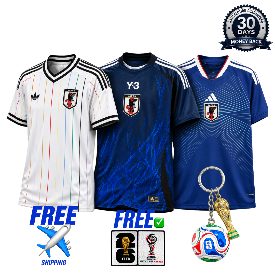 Japan 2026 World Cup 3-Shirt Kit (Player Version)