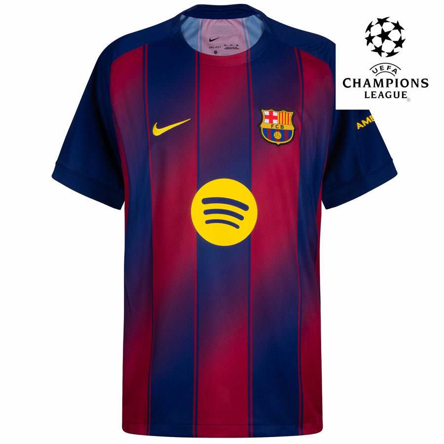 Barcelona Home Jersey 2025-2026 (Champions League Options)